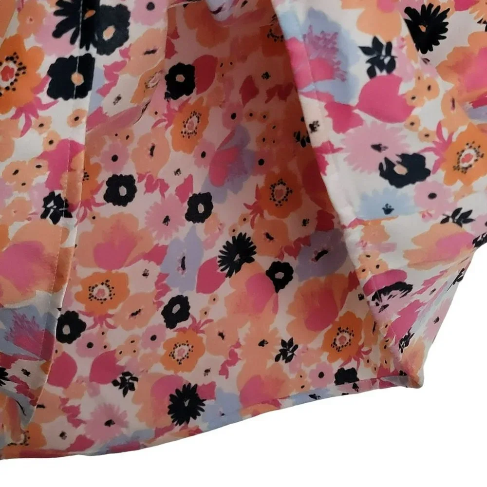 Charter Club XL Pull On Floral Skirt Elastic Waist Multicolor_2